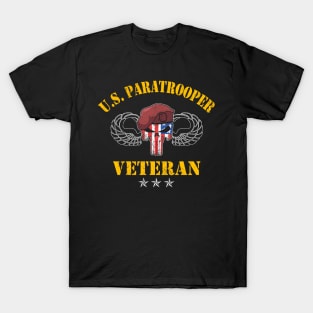 US Paratrooper Army Veteran Airborne Division - Veterans Day Gift T-Shirt